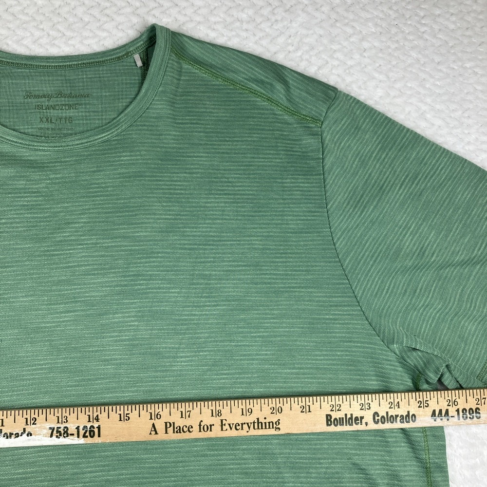 Tommy Bahama Shirt 2XL XXL Heather Islandzone Coolmax Modal Tencel Trail Mens - Picture 10 of 12